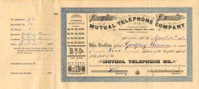 Mutual Telephone Co.